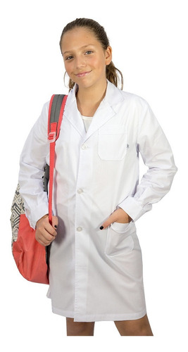 Guardapolvo Niño Unisex Talle 14 Con Botones