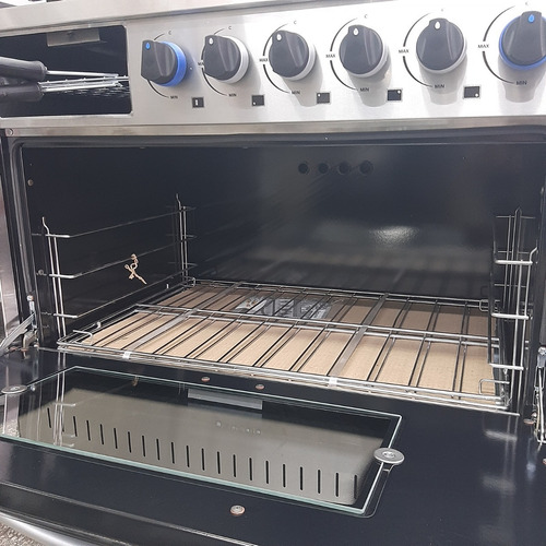 Imagen 6 de 6 de Cocina 4 Hornallas Industrial Plancha Y Tostador Visor