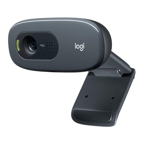 Cámara web Logitech C270 HD 30FPS color negro