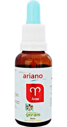 Composto Floral Astrológico Ariano Florais Das Gerais 30ml