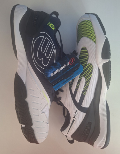 Zapatillas Bullpadel Hack Hybrid Fly Blanco /azul Marino