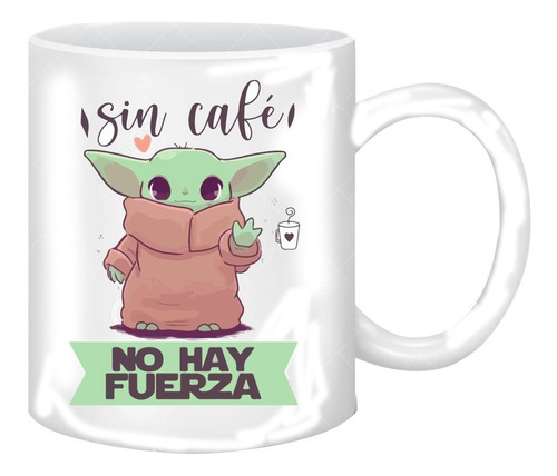 Taza  Star Wars Baby Joda Frase