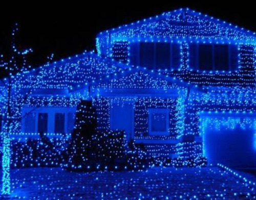 Imagen 4 de 6 de Luz 100 Led Eventos Arbolito Navideño Navidad 10 M