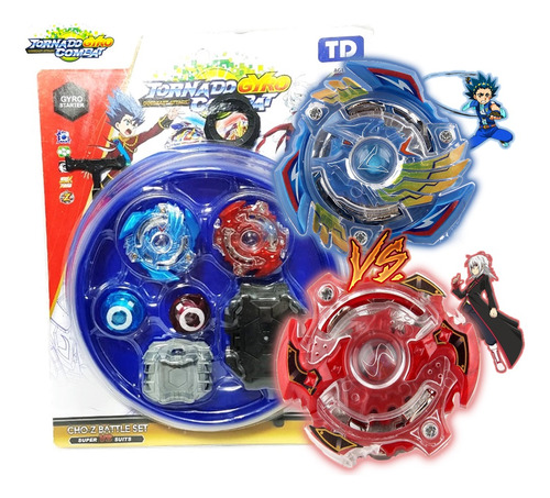 Kit Valtryek X Spryzen Beyblade Burst 2 Lançador Ganh Arena