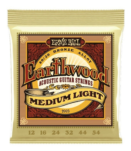 Encordado Acústica Ernie Ball 2003 Earthwood 12-54 - Oddity