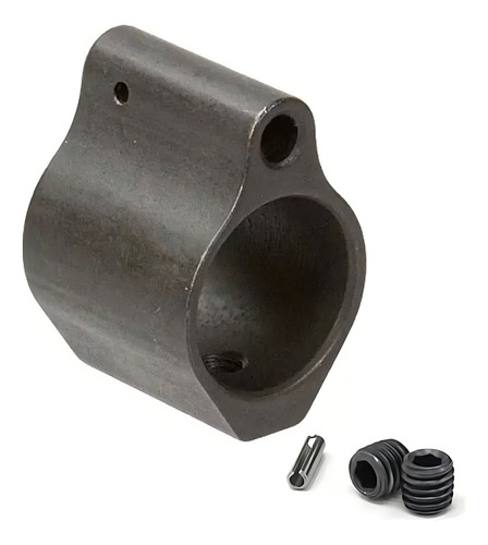 Ratorch Block Bloque Tubo Gas Bloque Recuperador De Gas Paintball Airsoft Para Ar15 M4 M16 0.75 Pulgada