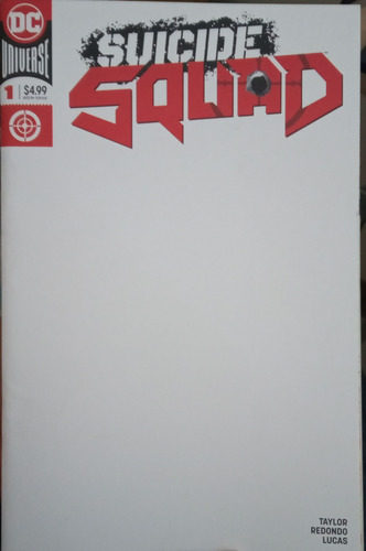 Suicide Squad 5th Series #1 Blank Cover Variante Harley Quin