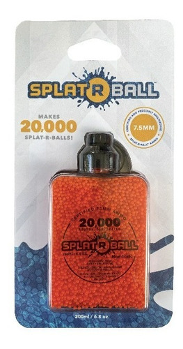 Bola De Gel Munición Splat R Ball 7.5mm 20000 Unidades 