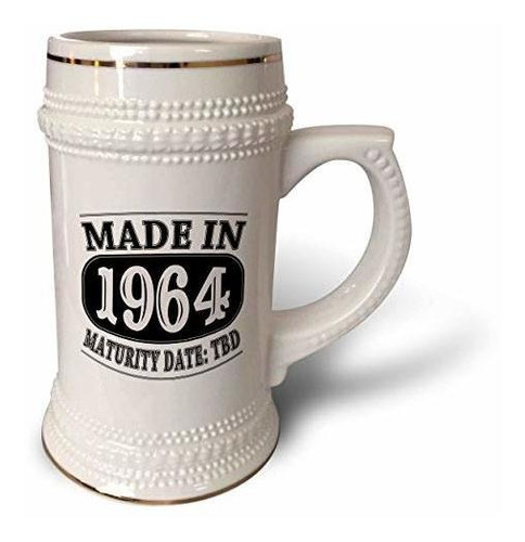 3drose Made In 1964-maturity Date Tdb Mug, 18oz , 22oz Stein