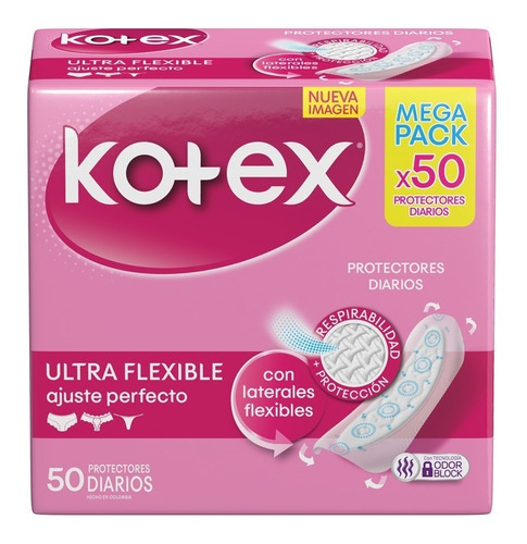 Protector Diario Kotex Ultra Flexible X 50