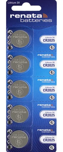 Pilas Boton Cr2025 Renata 2025 Pack X 10 Unidades