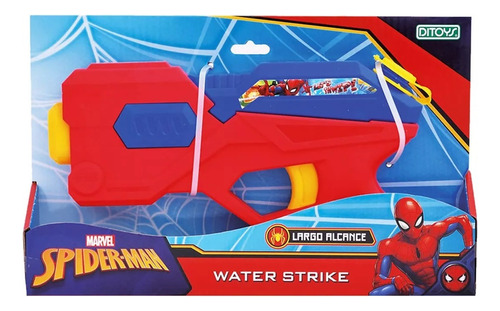 Pistola De Agua Water Strike Spider-man Ditoys 2524