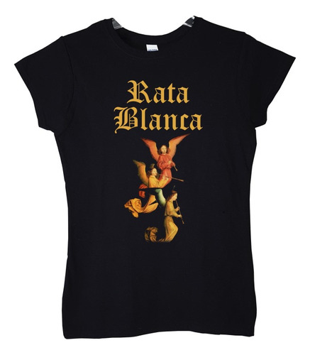 Polera Mujer Rata Blanca Mujer Amante Instrumental Metal Abo