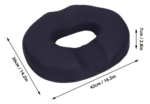 Cojín De Silla De Espuma Viscoelástica Donut Pillow Con Sopo