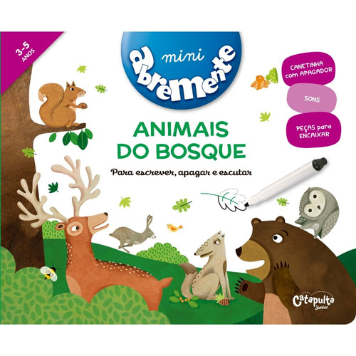 Abremente Mini: Animais do Bosque, de Catapulta es. Série Catapulta Júnior (1), vol. 1. Editora Catapulta Editores Ltda, capa mole em português, 2020