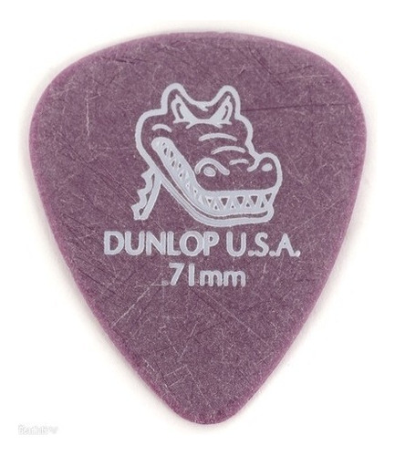 36 Plumillas Dunlop Gator Grip 0.71 Vio 417b.71 Color Morado
