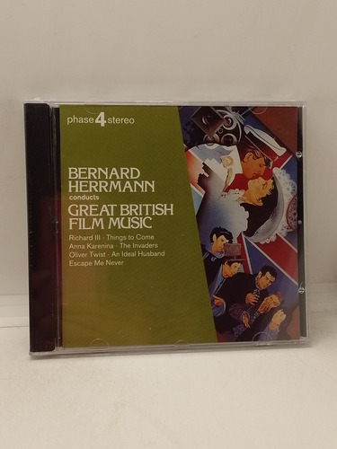 Bernard Herrmann Great British Film Music Cd Nuevo 