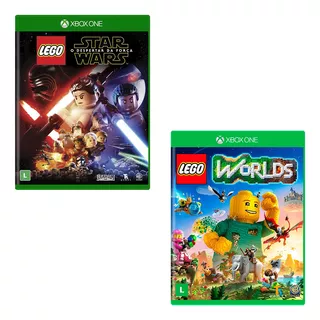 Combo Lego Star Wars + Lego Worlds - Xbox One Mídia Física