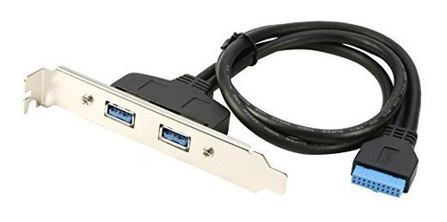 2 Puertos Usb 3.0 Hembra Para Motherboard 20 Pines