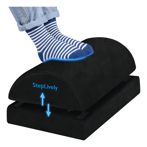 Steplively - Reposapiés Para Debajo Del Escritorio Ajustable