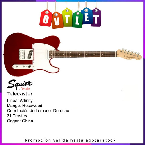 Guitarra Squier By Fender Affinity Telecaster Outlet Tm Leer (Reacondicionado)