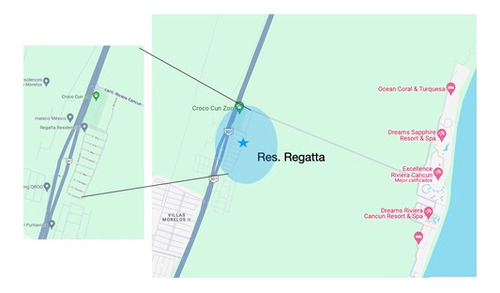 Terreno Residencial Unifamiliar En Venta En Res. Regatta En Puerto Morelos