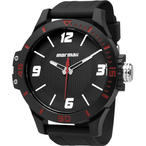Relógio Masculino Mormaii Action Preto Mo2035fl/8r