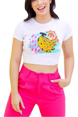 camiseta blusa João Banana desenho fruta