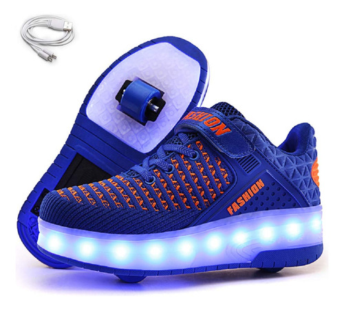 Ehauuo Niños Dos Ruedas Zapatos Con Luces  B07mgvpdfm_060424