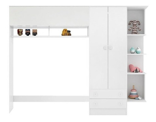Jogo De Quarto Bebê Completo Com Cômoda Guarda-roupa