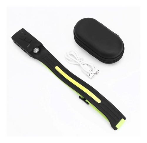 Imagen 3 de 9 de Linterna Frontal Led Usb Con Estuche - Camping, Pesca
