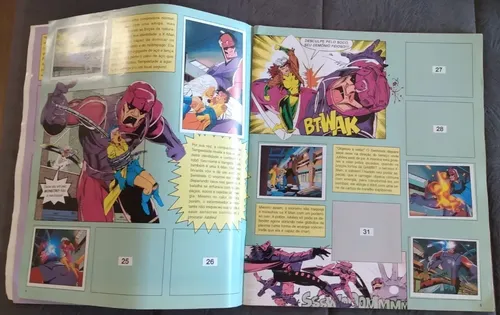 Álbum Figurinhas X-men Desenho 1994 Incompleto | MercadoLivre