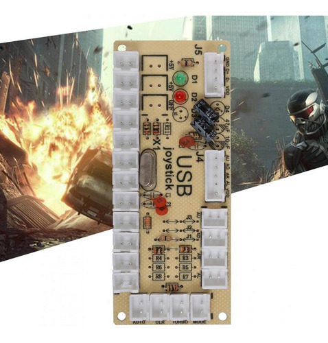 Controlador De Botón De Codificador Usb Arcade P/raspberry