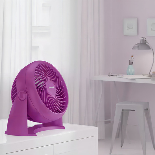 Ventilador Portátil Mini Personal Mesa Pared Potent Honeywel Cantidad De Aspas 3 Estructura Violeta Aspas Violeta Diámetro 25 Cm Frecuencia 50 Material De Las Aspas Plástico