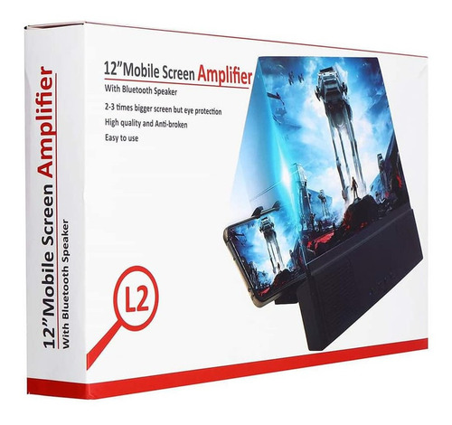 Amplificador Portátil De Pantalla De Teléfono 12p Con Audio!