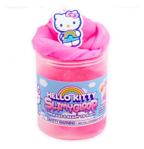 Slime Hello Kitty Slimygloop Pink Crystal 240 Ml Con Chispas