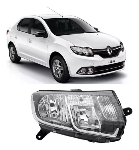 Optica P/ Renault Logan - Sandero 2014 2015 2016 2017 2018 