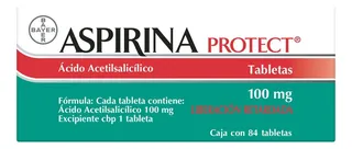 Aspirina Protec 100 Mg X 84 Tabletas