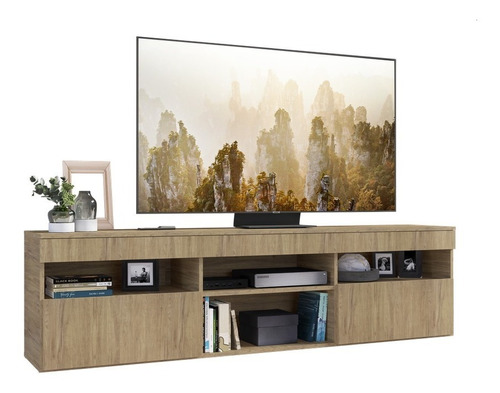 Mueble Para Tv 65 Pulgadas Diseño Elegante Negro