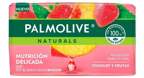 Jabón De Tocador Palmolive Naturals Yoghurt Y Frutas 120 G