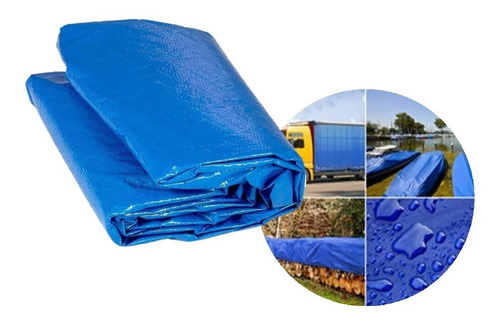 Imagen 1 de 7 de Lona Cobertor Carpa Toldo Multiusos Impermeable 3 X 4 Metro