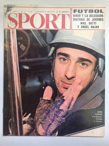 Sport N° 11 Jorge Cupeiro Suplemento El Grafico 1965