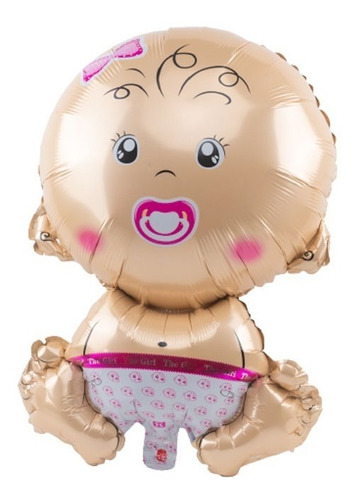 Globo Baby Shower Niña, 55 Cm, 1u