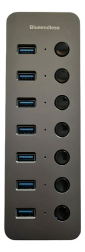 Multi- Port Usb Hub  Blueendless 7 Puertos 