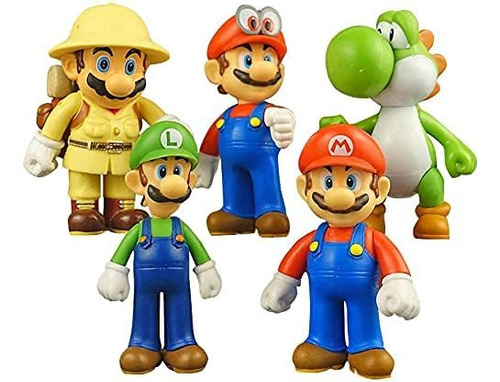 Mario Toys, Mario Personajes Mario Bros Figura De Accion Jug