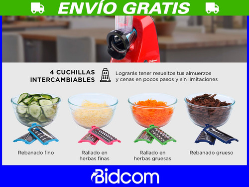 Multi Rallador Electrico Liliana Easysalad Asm100 4cuchillas