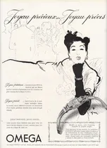 Comprar Antigua Hoja Publicidad Relojes Omega Francia Vintage