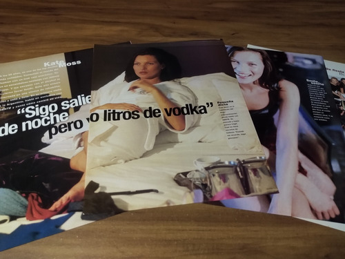 (n134) Kate Moss * Clippings Revista 4 Pgs * 1999