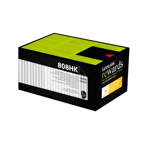 Toner Lexmark 808h Original Para Cx410 Cx510 Negro Color