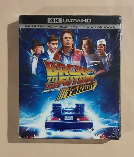Volver Al Futuro Trilog Nueva 4k Ultra Hd + Blu-ray Original